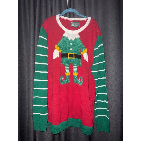 Ugly Christmas Sweater Xmas Size 2X Tall - Picture 1 of 3